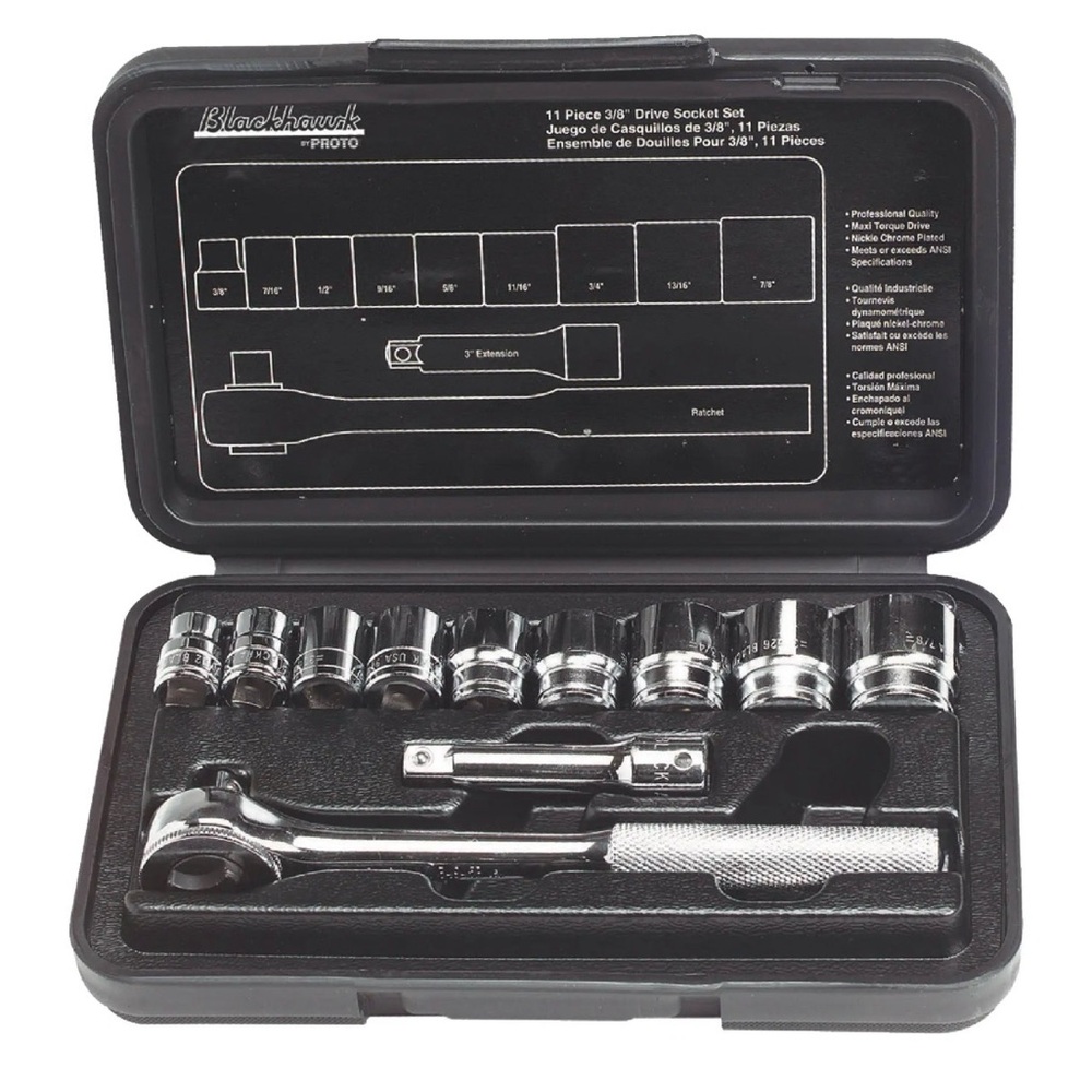 Blackhawk 11-Piece Socket Set